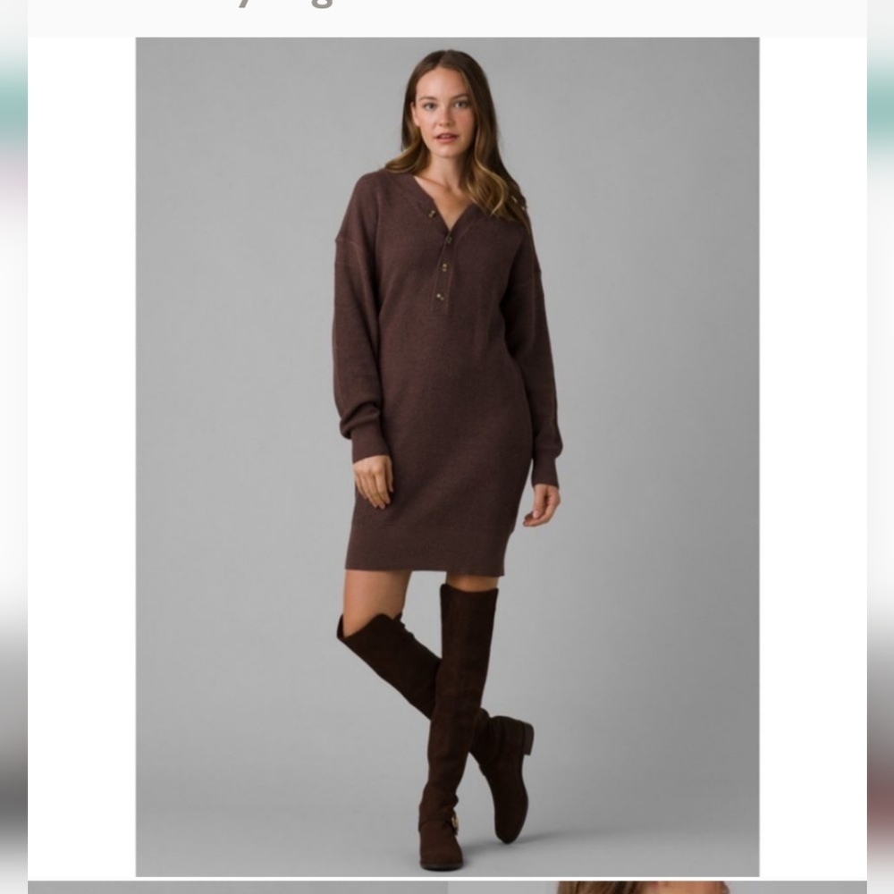 NWT Prana Milani HenleyDress XS - Picture 6 of 12